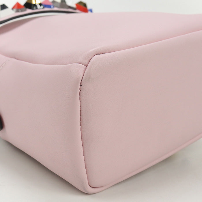 FENDI 8BT281 2WAY Shoulder Bag leather pink Women