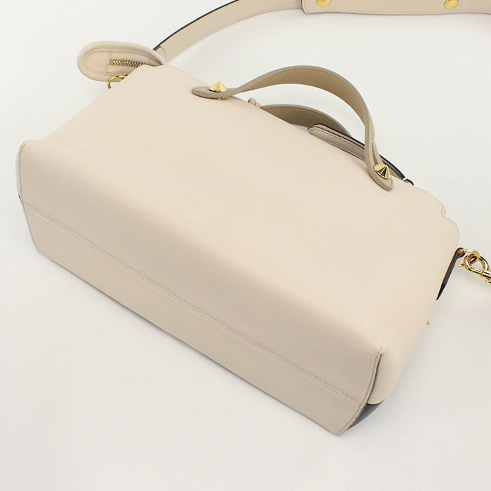 FENDI 8BL124 A1FV By the Way MediumBugs Monster Eye Handbag Calfskin beige Women