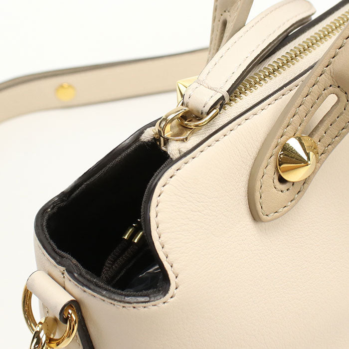 FENDI 8BL124 A1FV By the Way MediumBugs Monster Eye Handbag Calfskin beige Women