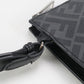 FENDI 7VA491 Diagonal Clutch bag PVC black mens