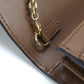 FENDI 8M0365 ALV4 FF Diamond Chain wallet leather brown Women