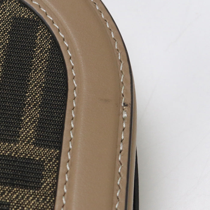 FENDI 8AV416 body bag Olock Crossbody bag leather, Jacquard canvas Women(unisex)