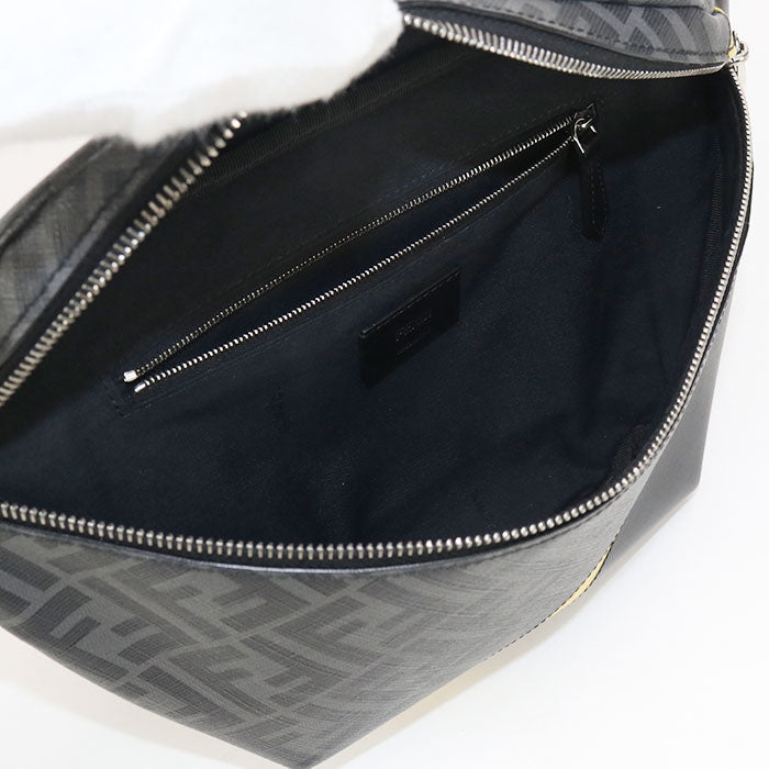 FENDI 7VA434 Belt bag Diagonal body bag PVC gray mens