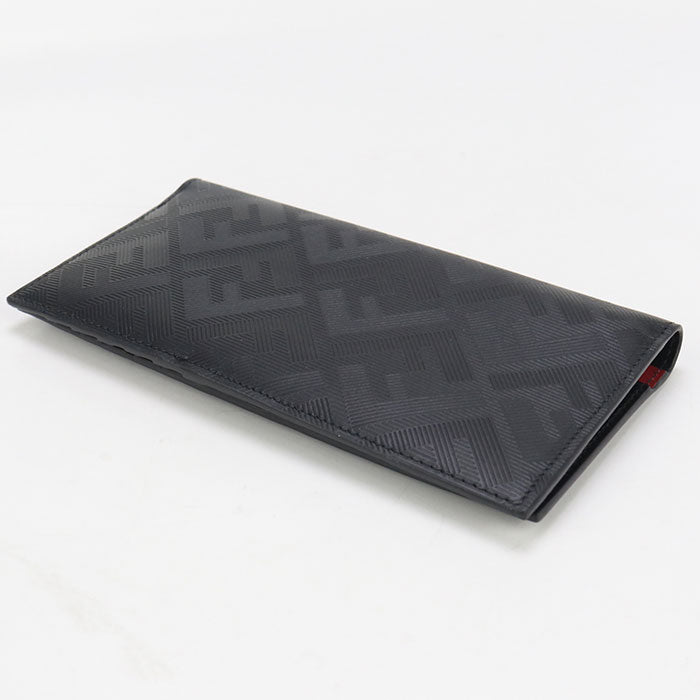 FENDI 7M0355 AJF4 Fendi Shadow Long wallet with double purse leather black mens