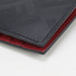 FENDI 7M0355 AJF4 Fendi Shadow Long wallet with double purse leather black mens