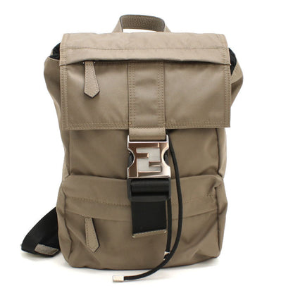 FENDI 7VZ067 Backpack Day pack/Stylish Backpack Nylon Light Brown Women (unisex)