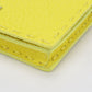 FENDI 8M0501 Card Case name card holder leather yellow Women