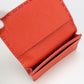 FENDI 8M0501 Card Case Celeria name card holder leather orange Women