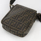 FENDI 7VA205 Zucca Diagonal shoulder bag PVC Brown mens