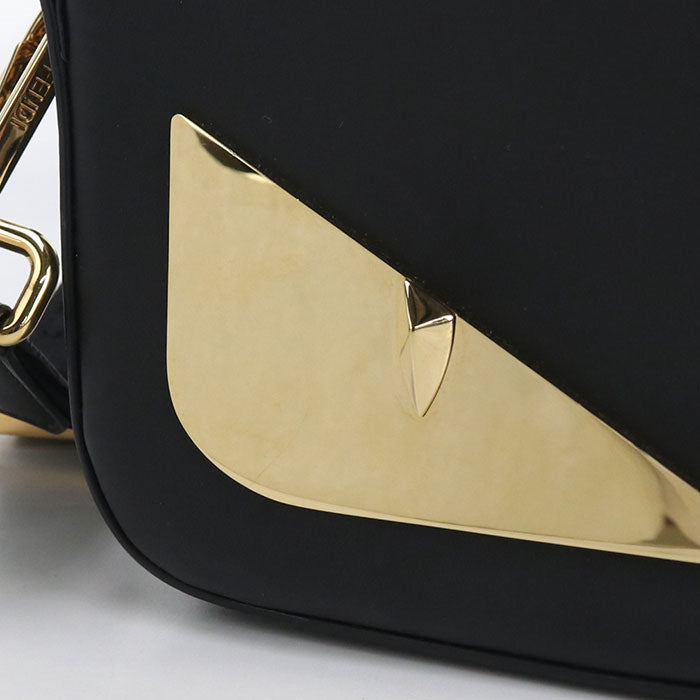 FENDI 7M0286 SQP Camera case Diagonal shoulder bag leather black mens