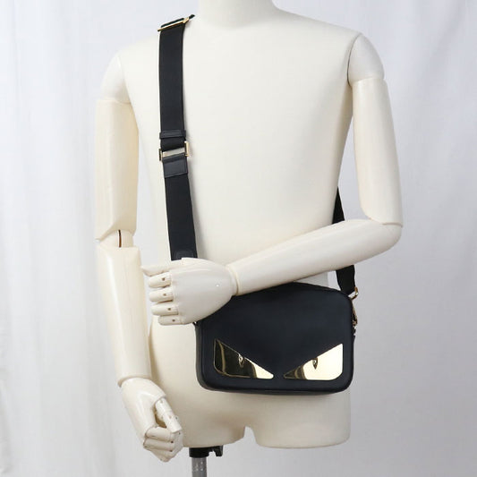 FENDI 7M0286 SQP Camera case Diagonal shoulder bag leather black mens