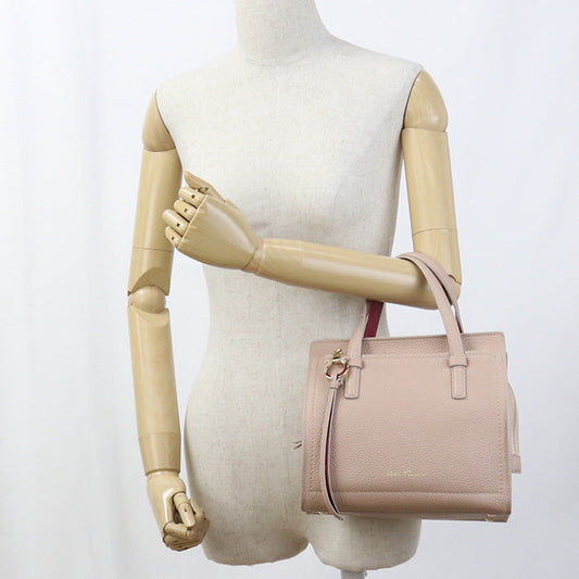 FERRAGAMO 21 F478 2WAYTote Bag Amy Calfskin pink Women