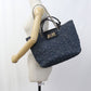 FERRAGAMO 21 0960 2WAY Tote Bag denim Navy Women