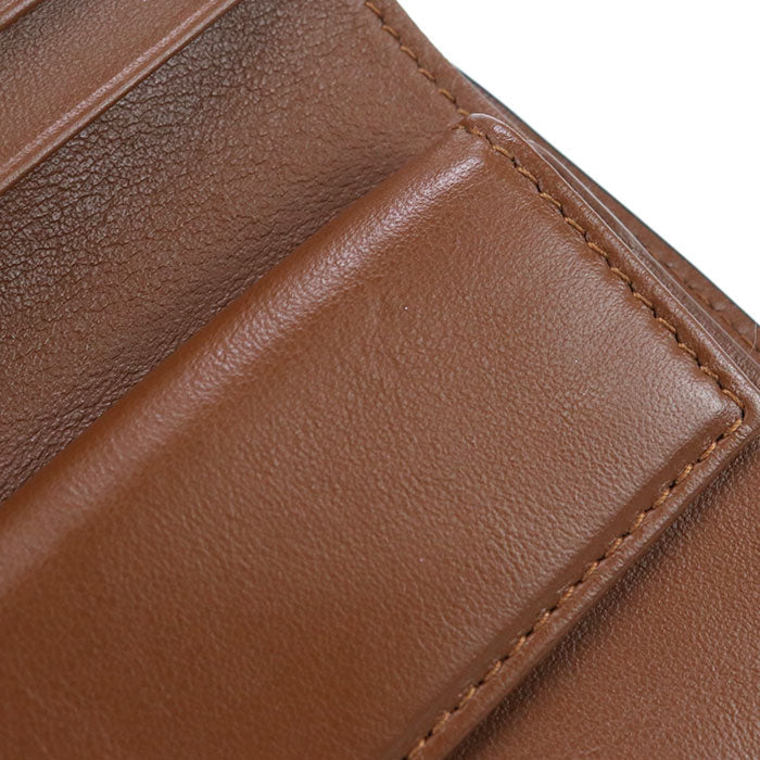 FERRAGAMO 22 0699 Folded Wallet leather Black unisex