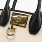 FERRAGAMO 21 I159 2WAY Gancini Tote Bag canvas leather White Women
