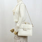 FERRAGAMO 21 E082 2WAY handbag Gancini totebag Calfskin white Women