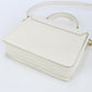 FERRAGAMO 21 E082 2WAY handbag Gancini totebag Calfskin white Women