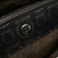 FERRAGAMO 21 7919 Thrilling Bag Gancini Tote Bag Hand bag PVC Black Women