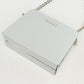 FERRAGAMO 21 6717 ChainShoulder Bag Gancini Diagonal aluminum white silver Women
