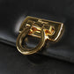 FERRAGAMO 21 4797 Shoulder Bag Gancini Diagonal leather black Women