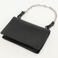 FERRAGAMO 21 6849 ChainShoulder Bag Gancini Semi-Shoulder leather black Women