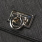 FERRAGAMO 21 6849 ChainShoulder Bag Gancini Semi-Shoulder leather black Women