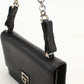 FERRAGAMO 21 6849 ChainShoulder Bag Gancini Semi-Shoulder leather black Women
