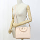 FERRAGAMO 21 E298 2WAY shoulder Bag Vala Ribbon Tote Bag leather pink Women