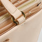 FERRAGAMO 21 E298 2WAY shoulder Bag Vala Ribbon Tote Bag leather pink Women