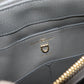 FERRAGAMO 21 0429 2WAY Gancini Handbag Calfskin gray Women