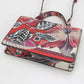 FERRAGAMO 22 D866 2WAY Gancini Handbag Calfskin red Women