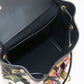 FERRAGAMO 21 H987 Backpack Gancini Backpack PVC/Calfskin black Women