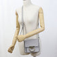 FERRAGAMO 21 H004 Gancini Diagonal Shoulder Bag leather gray Women