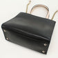 FERRAGAMO 21 1290 2WAY Vala Ribbon Tote Bag Calfskin black Women