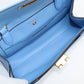 FERRAGAMO 21 1495 Gancini Handbag Calfskin blue Women