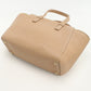 FERRAGAMO 21 D698 Gancini Tote Bag Calfskin beige Women