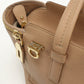 FERRAGAMO 21 D698 Gancini Tote Bag Calfskin beige Women