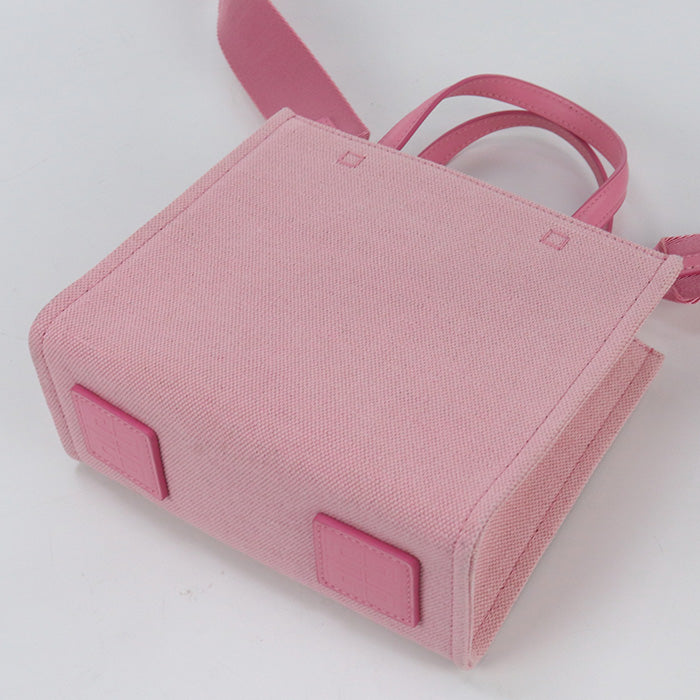 Givenchy BB50N0B1FK Tote Bag Logo Mini G 2WAY Tote Bag canvas pink Women