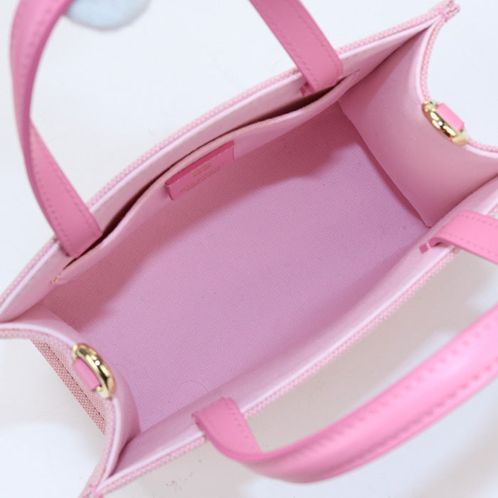 Givenchy BB50N0B1FK Tote Bag Logo Mini G 2WAY Tote Bag canvas pink Women