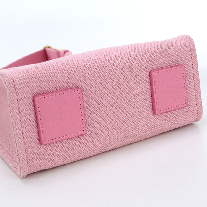 Givenchy BB50N0B1FK Tote Bag Logo Mini G 2WAY Tote Bag canvas pink Women