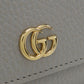 GUCCI 598587 Medium wallet GG Marmont Folded leather gray Women