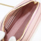 GUCCI 781554 ChainShoulder Bag Jumbo GG Diagonal leather Pink Women