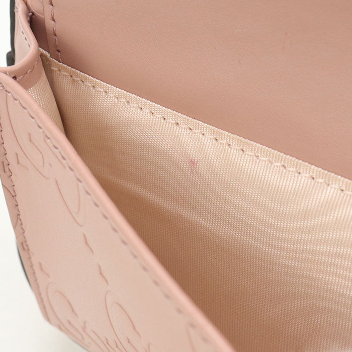 GUCCI 781554 ChainShoulder Bag Jumbo GG Diagonal leather Pink Women