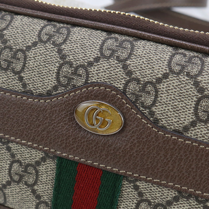 GUCCI 598664 Shoulder Bag Ofidia Cross body bag GG Supreme Canvas. leather beige unisex
