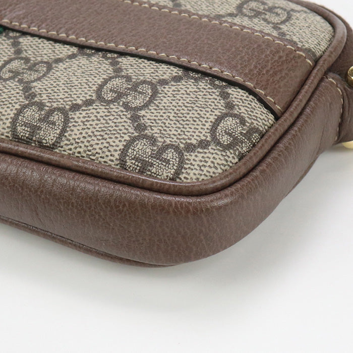 GUCCI 598664 Shoulder Bag Ofidia Cross body bag GG Supreme Canvas. leather beige unisex