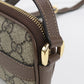 GUCCI 598664 Shoulder Bag Ofidia Cross body bag GG Supreme Canvas. leather beige unisex