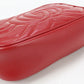 GUCCI 448065 DTD1T Shoulder Bag GG Marmont Quilting Mini bag leather Red Women