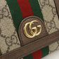 GUCCI 598662 96IWG 8745 Bi-fold wallet Offidia Sherry Line GG Supreme Canvas Multicolor unisex