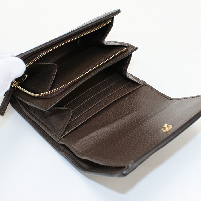 GUCCI 598662 96IWG 8745 GG wallet Ofidia Bi-fold with coinpurse GG Supreme beige