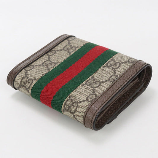 GUCCI GU84045 Tri-fold wallet Ofidia Three fold wallet GG Supreme Beige Women